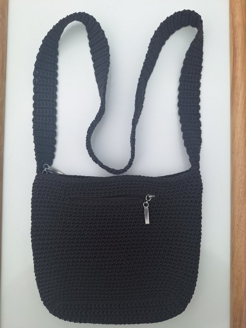 Y2K Style Crochet Crossbody Purse
